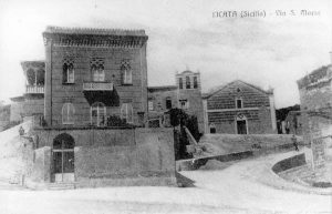 Foto antica della palazzina Re Grillo