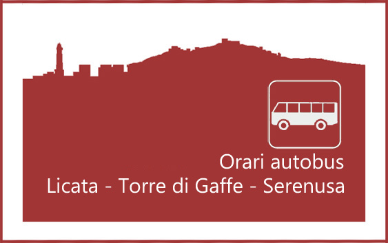 Orari autobus Licata – Mollarella, Torre di Gaffe, Serenusa