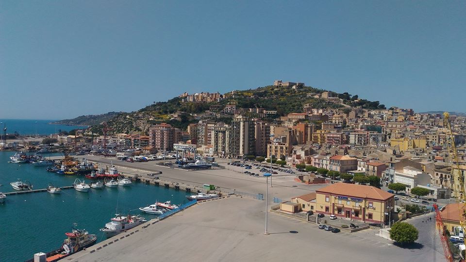 Foto del panorama di Licata dal Faro