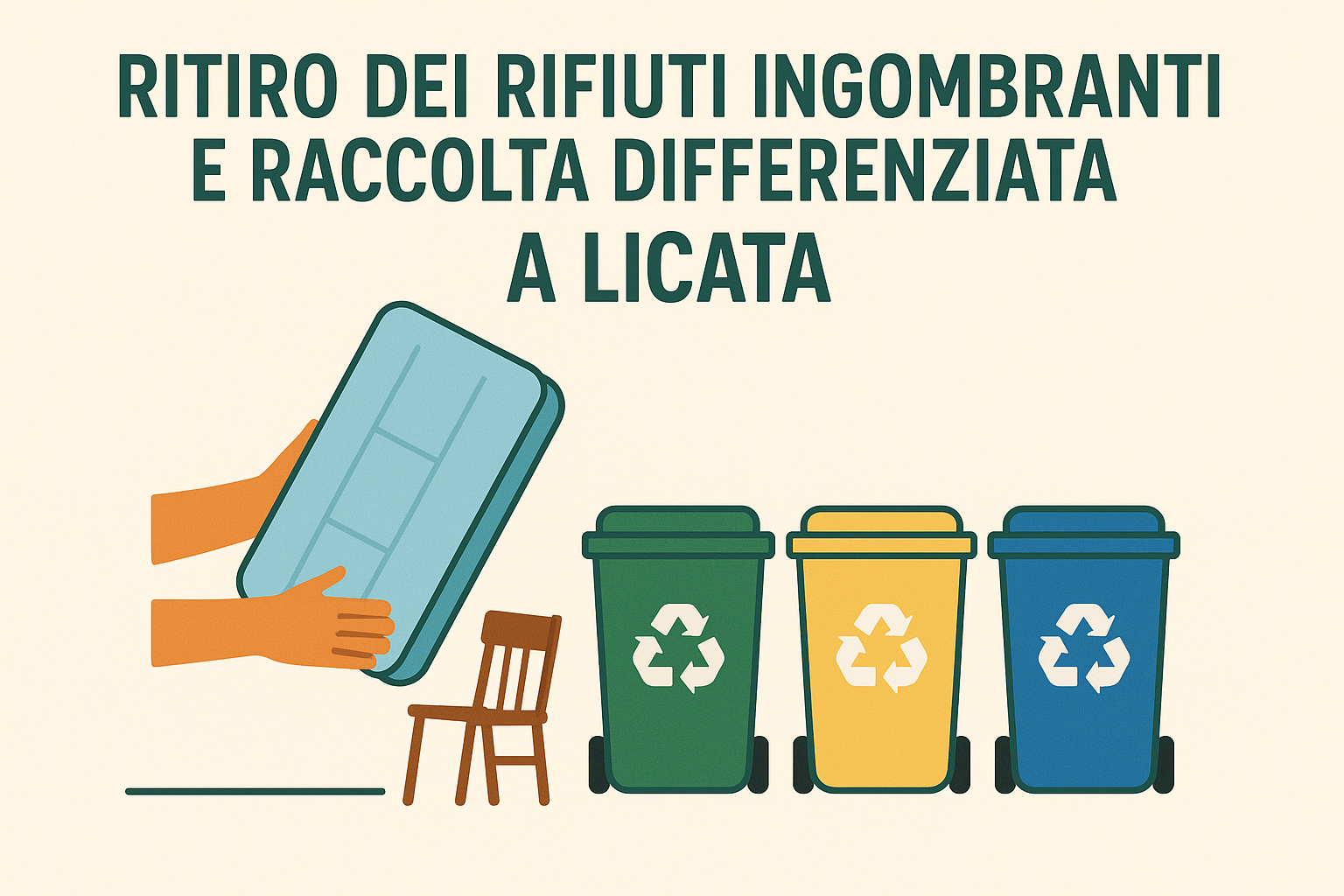 Rifiuti ingombranti e differenziata Licata